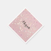 luxe modern romantinc girl serviette (Ecke)