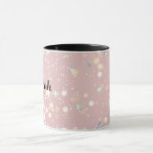 Luxe modern romantinc girl tasse (Zentrum)