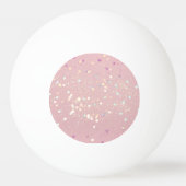 Luxe modern romantinc girl tischtennisball (Rückseite)