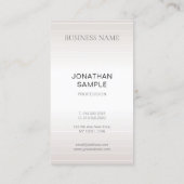 Luxe Moderne Elegante Minimalistische Schlichte Im Visitenkarte (Rückseite)