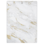 Luxe moderne Imitat Logo der Goldmarmorfirma Klemmbrett (Rückseite)