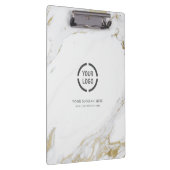 Luxe moderne Imitat Logo der Goldmarmorfirma Klemmbrett (Rechts)