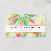 LUXE MODERNE künstlerische Blume Limon Aquarell Visitenkarte (Vorderseite)