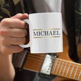 Luxe Name Bar Kaffeetasse