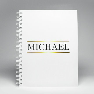 Luxe Name Bar Notizblock