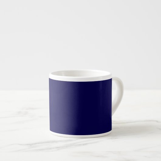 Luxe Navy CUSTOMIZABLE Espressotasse (Vorderseite Rechts)
