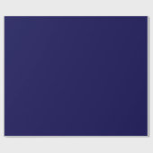 Luxe Navy CUSTOMIZABLE Geschenkpapier (Flach)