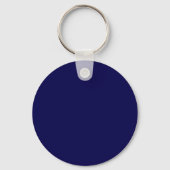 Luxe Navy CUSTOMIZABLE Schlüsselanhänger (Rückseite)