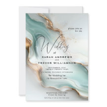 Luxe Opal Aquamarin Gold Fluid Alcohol Ink