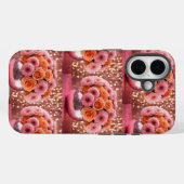 Luxe Orange Blume iPhone 16 Fall Case-Mate iPhone Hülle (Rückseite (Horizontal))