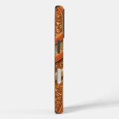 Luxe Orange Glitzer Gold Glitzer iPhone 16 Fall Case-Mate iPhone Hülle (Rückseite / Rechts)