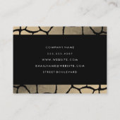 Luxe Pattern Trim Visitenkarte (Rückseite)