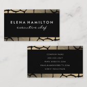 Luxe Pattern Trim Visitenkarte (Vorne/Hinten)