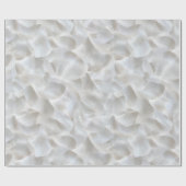 Luxe-Perle-Silber-Glanz-Frost-Abstraktmuster Geschenkpapier (Flach)