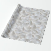 Luxe-Perle-Silber-Glanz-Frost-Abstraktmuster Geschenkpapier (Ungerollt)