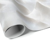 Luxe-Perle-Silber-Glanz-Frost-Abstraktmuster Geschenkpapier (Rolleneckpunkt)