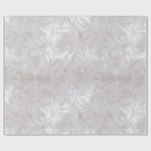 Luxe-Perle-Silber-Schimmer-Frost-Abstraktmuster Geschenkpapier (Flach)