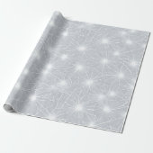 Luxe-Perle-Silber-Schimmer-Frost-Abstraktmuster Geschenkpapier (Ungerollt)