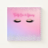 Luxe Pink 21 & 21. Geburtstag Notizblock (Rückseite)