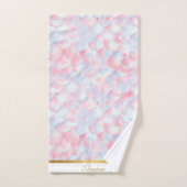LUXE PINK BLUE MERMAID TRIM TOWEL SET (Handtuch)