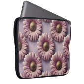 Luxe Pink Daisies Laptop Case (Vorne Rechts)