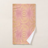 LUXE PINK GOLD ABSTRAKTES BADEZIMMER TOWEL SET (Handtuch)
