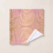 LUXE PINK GOLD ABSTRAKTES BADEZIMMER TOWEL SET (Waschlappen)