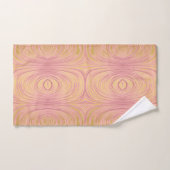LUXE PINK GOLD ABSTRAKTES BADEZIMMER TOWEL SET (Handtuch)