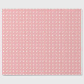 Luxe pink hearts vibrant romantic wallpaper geschenkpapier (Flach)