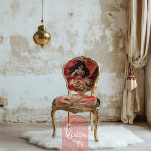 Luxe Poppy Plumes Portrait Bouffant Couture Seidenpapier