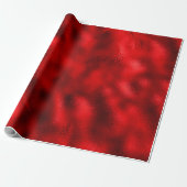 Luxe Red Faux Foil Geschenkpapier (Ungerollt)