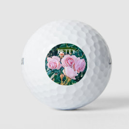 luxe romantic flowers botanical wallpaper golfball