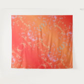 Luxe romantinc peach fuzz baby girl wandteppich (Vorderseite (Horizontal))