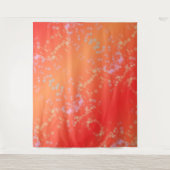 Luxe romantinc peach fuzz baby girl wandteppich (Vorderseite)