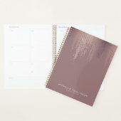 Luxe Rose Gold Confetti Rain Termin Buch Planer (Anzeige)