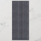 Luxe Rose Goldmoody Vintage botanische Hochzeit Menükarte (Rückseite)