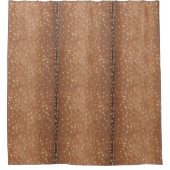 Luxe Rotwild-Fell-Duschvorhang Duschvorhang (Vorderseite)