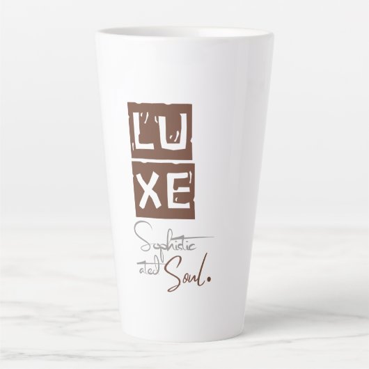 LUXE Sophisticated Soul Milchtasse (Vorderseite)