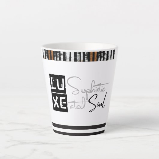 LUXE Sophisticated Soul Milchtasse (Vorderseite)