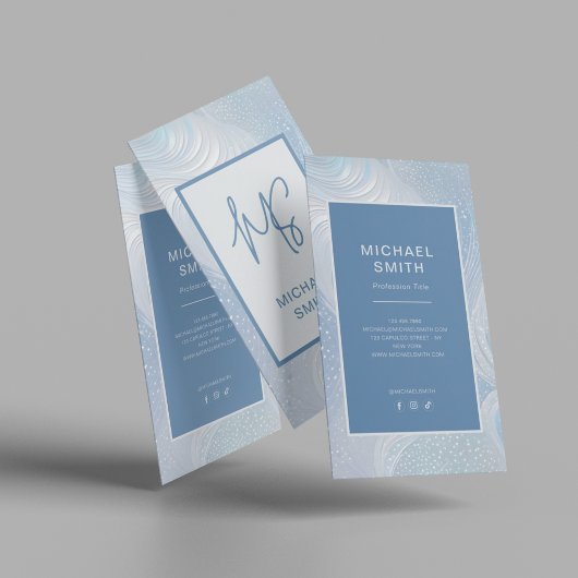 Luxe Square Business Card – Professional Visitenkarte