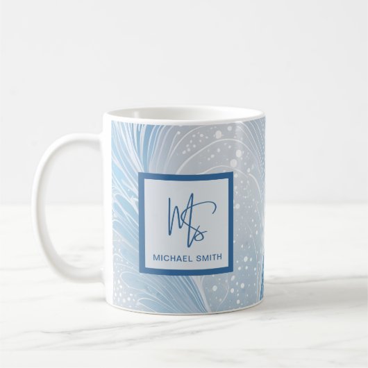 Luxe Square Visitenkarte – Professionell Kaffeetasse (Links)