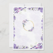 Luxe Stationery for a Luxury Wedding Einladung (Rückseite)