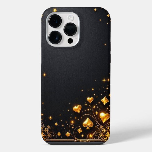 Luxe Sternenhertz iPhone Hülle (Rückseite)
