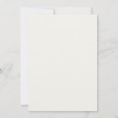 Luxe-Veilchen-Aquarell-Hochzeit Einladung (Rückseite)