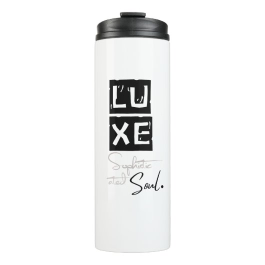 LUXE Verfeinerte Seele Thermosbecher (Vorderseite)