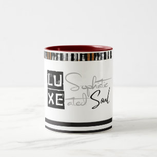 LUXE Verfeinerte Seele Zweifarbige Tasse