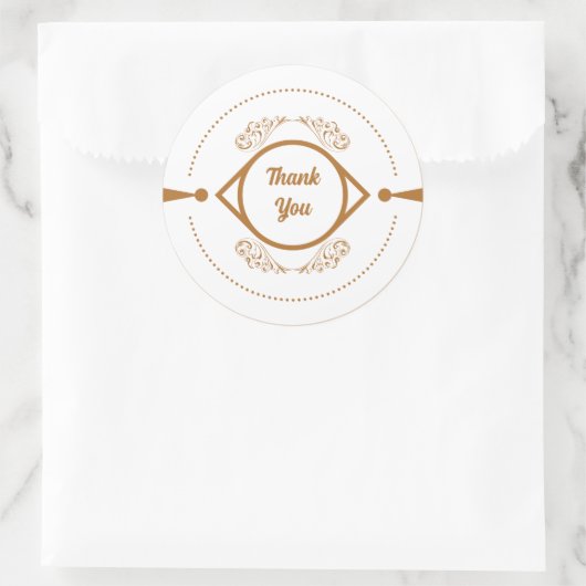 Luxe Vielen Dank, Ihr Sticker (Tasche)