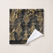 LUXE VINTAG MARBLE CUSTOM TOWEL SET (Waschlappen)