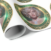 Luxe Vintage Geschenkpapier (Rolleneckpunkt)