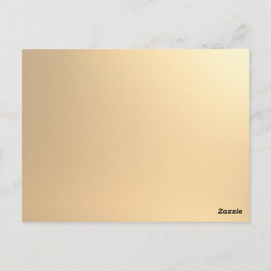 Luxe Vintage Postkarte (Rückseite)